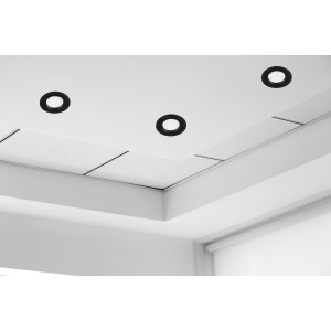 OPRAWA HALOGENOWA SUFITOWA CZARNA OKRĄGŁA LED