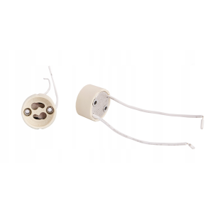 6x Żarówka LED GU10 3W NEUTRALNA + GNIAZDA ADAPTER