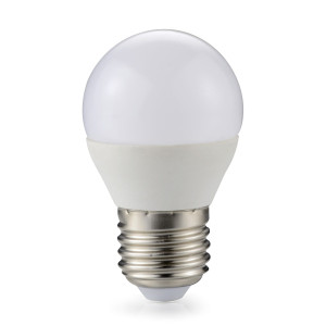 Żarówka LED G45 - E27 - 8W  Barwa Światła: Zimna 6000K